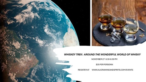 SOLD OUT!    Whiskey Trek - Around the Wonderful World of Whisky